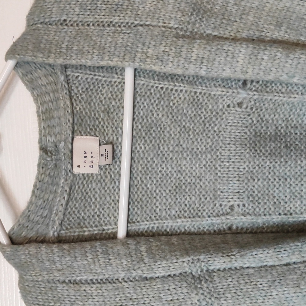 a new day Sage Green Cardigan with Tie